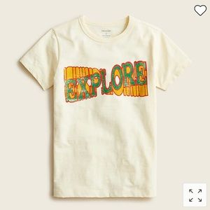 NWT • J. Crew kids Explore Tee • Cotton • XXS